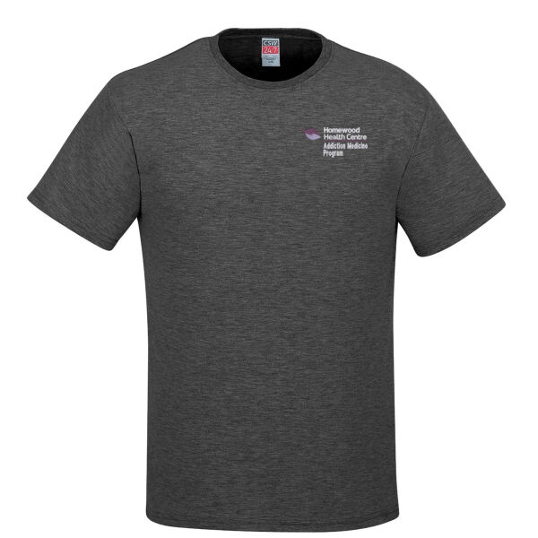 Embroidered Adult RING SPUN Combed Cotton Crewneck T-Shirt Thumbnail