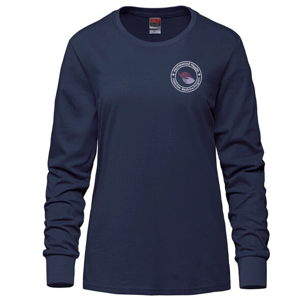 Embroidered Ladies Ring Spun Combed Cotton Long Sleeve Thumbnail