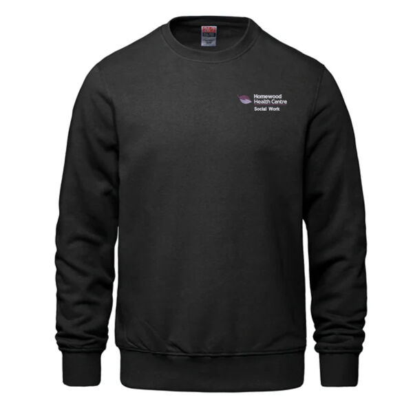 Embroidered Adult Crewneck Pullover Sweatshirt Thumbnail