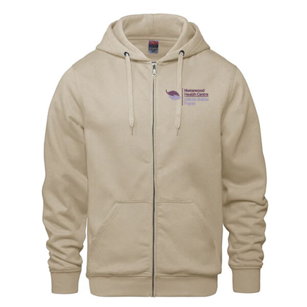 Embroidered Adult Full Zip Hoodie Thumbnail